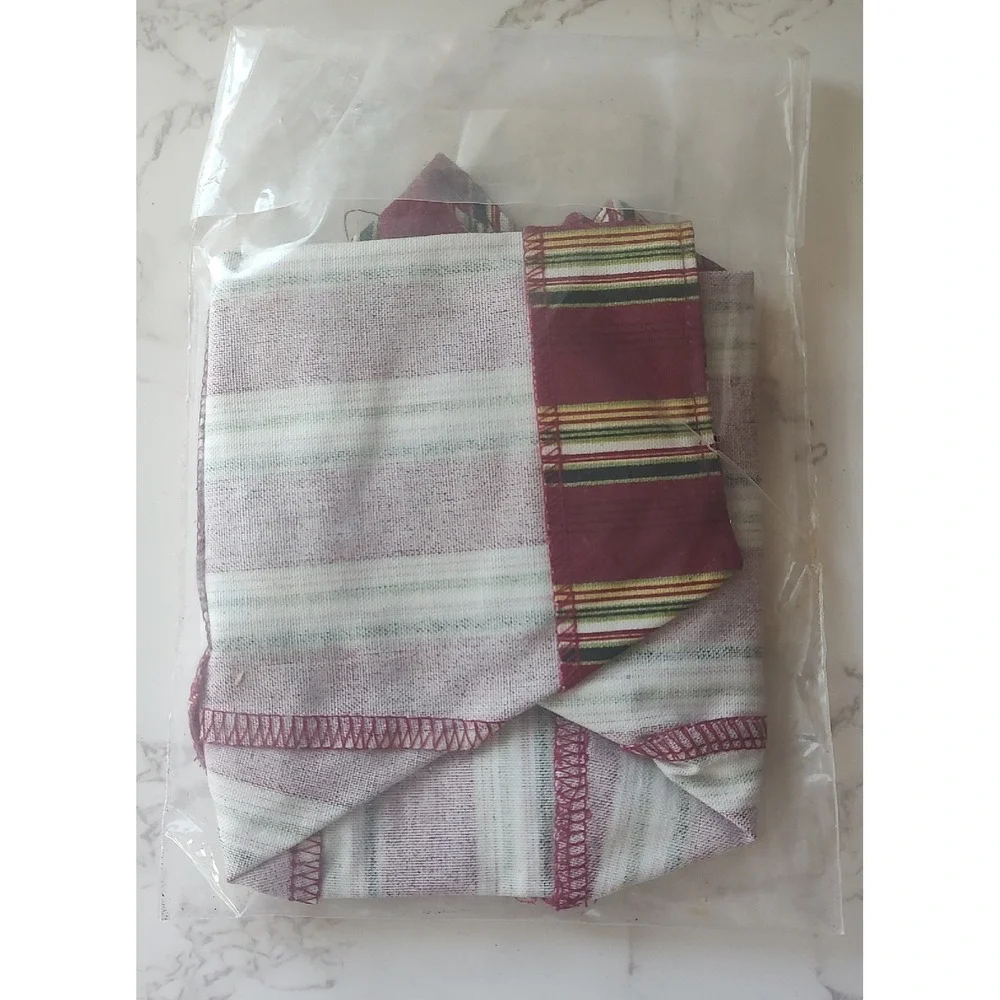 Longaberger Liner 2006 Nature's Garland Holiday Stripe NIB Item# 23363166 A7